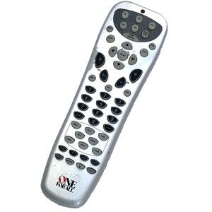 UEI One For All URC-6012B00 Universal Remote TV DVD VCR Audio Original Silver
